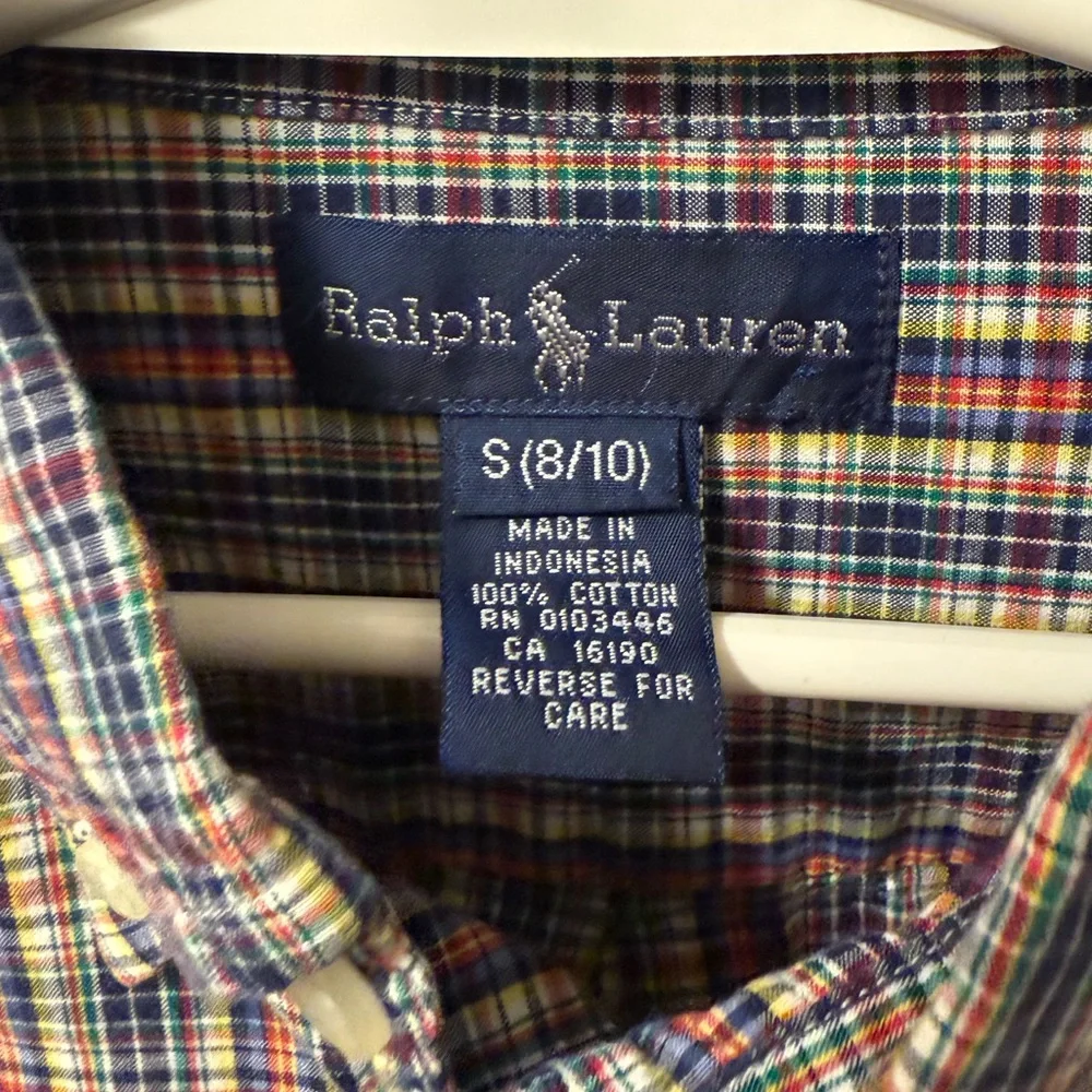 Ralph Lauren Plaid Button-Down Shirt